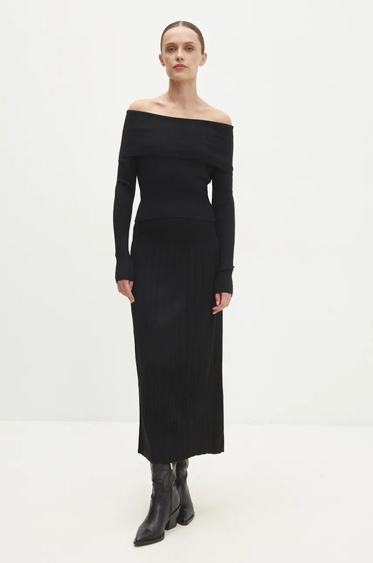 Answear Lab sweter 9068.IKK czarny WZ24