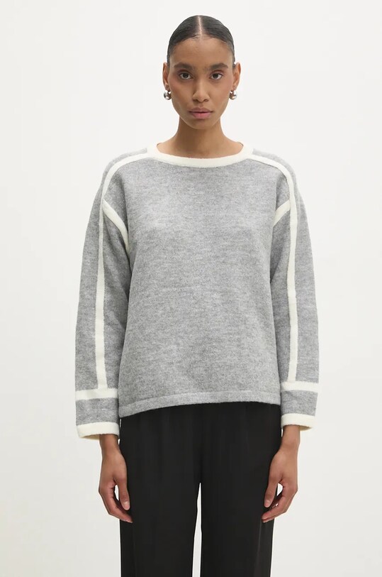 Светр з домішкою вовни Answear.LAB сірий m721.FKK