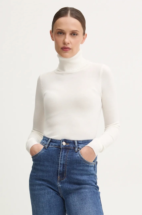 Sveter Answear.LAB rolák biela MT9266.hms