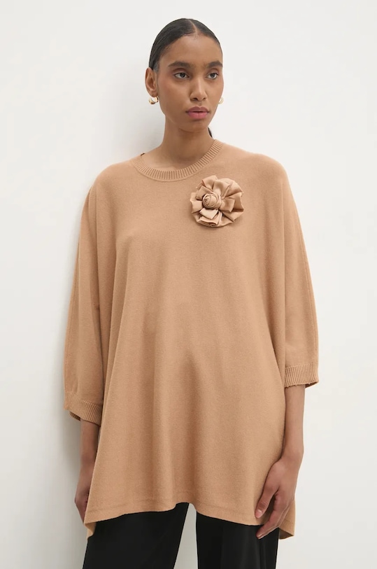 Svetr Answear.LAB kulatý hnědá BW09081.hos