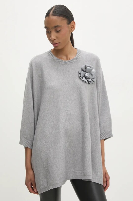 Answear.LAB sweter pozostałe szary BW09081.hos