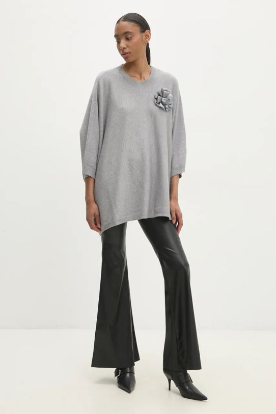 Answear.LAB sweter BW09081.hos szary WZ24