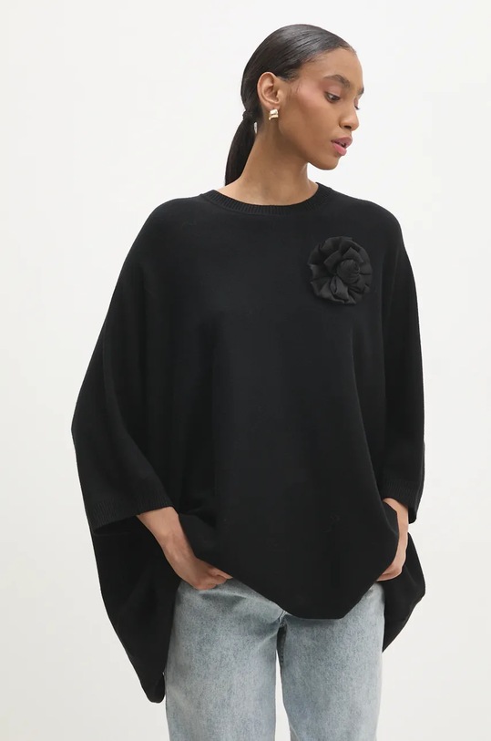Answear Lab pulover BW09081.hos negru WZ24
