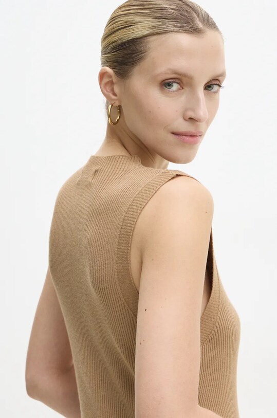 Answear Lab gilet LB0126AB.hos marrone