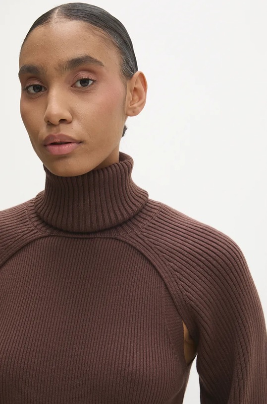 Answear Lab gilet LB0126AB.hos marrone