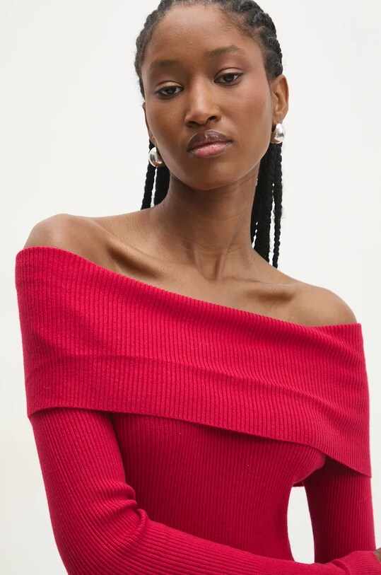 Answear.LAB sweter czerwony PE367.hos