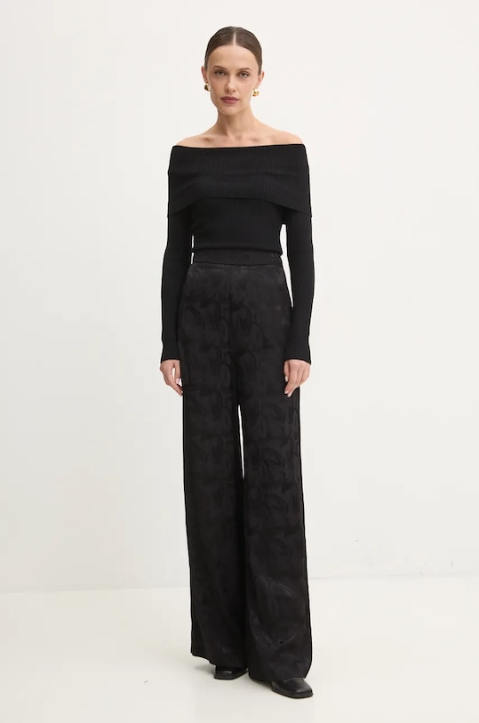 Answear.LAB sweter PE367.hos czarny WZ24