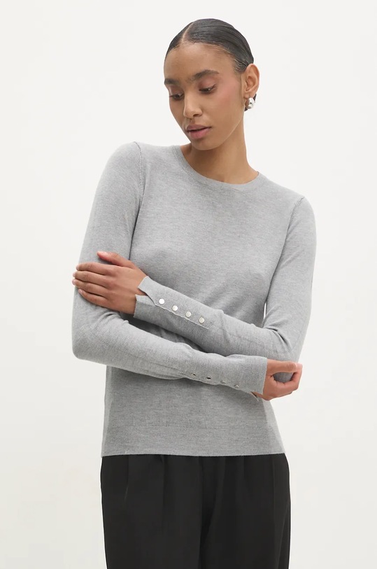Svetr Answear.LAB kulatý šedá MG55700.hlk