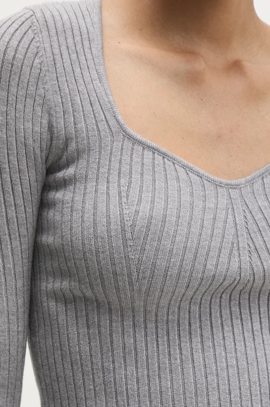 Answear.LAB sweter MG58826.hlk szary