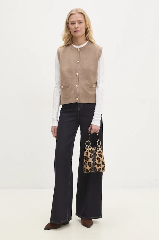 Answear.LAB sweter 241076.tos biały WZ24