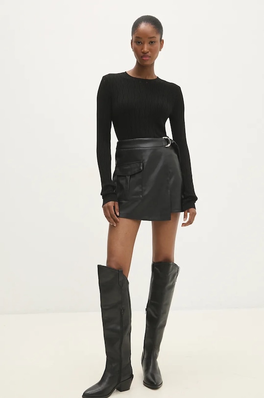 Answear.LAB sweter 241076.tos czarny WZ24