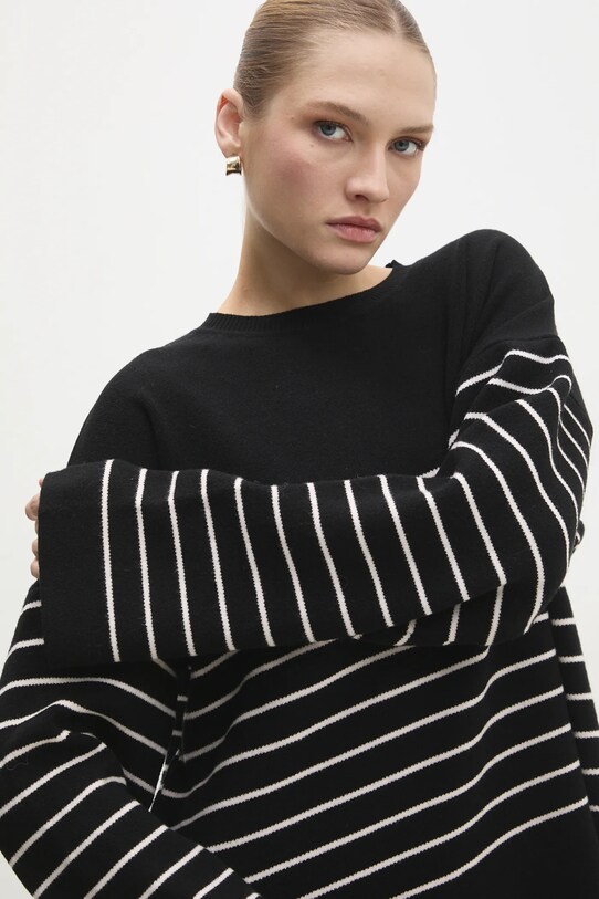 Answear Lab pulover negru 42351.tos