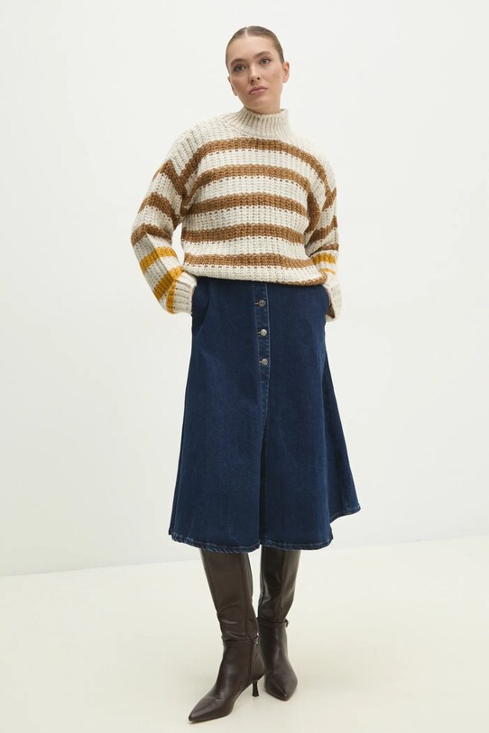 Светр Answear.LAB 3578.tos коричневий WZ24