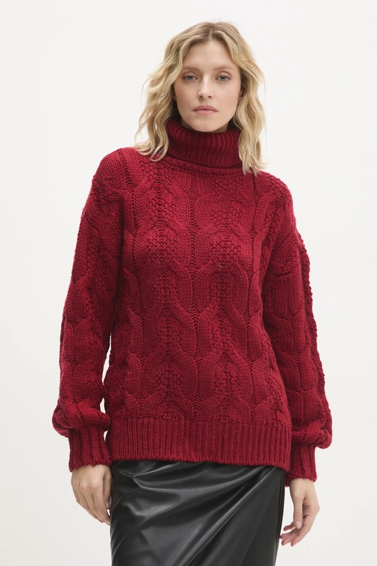 Svetr Answear.LAB burgundské 3570.tos