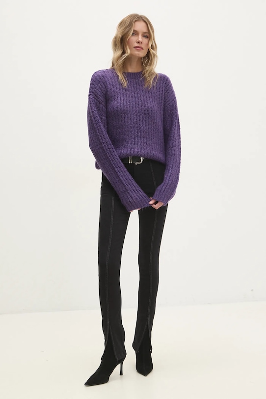 Светр Answear.LAB 4687.tos фіолетовий WZ24