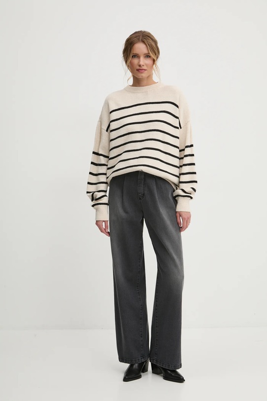 Answear.LAB sweter z domieszką wełny 254.tos czarny WZ24