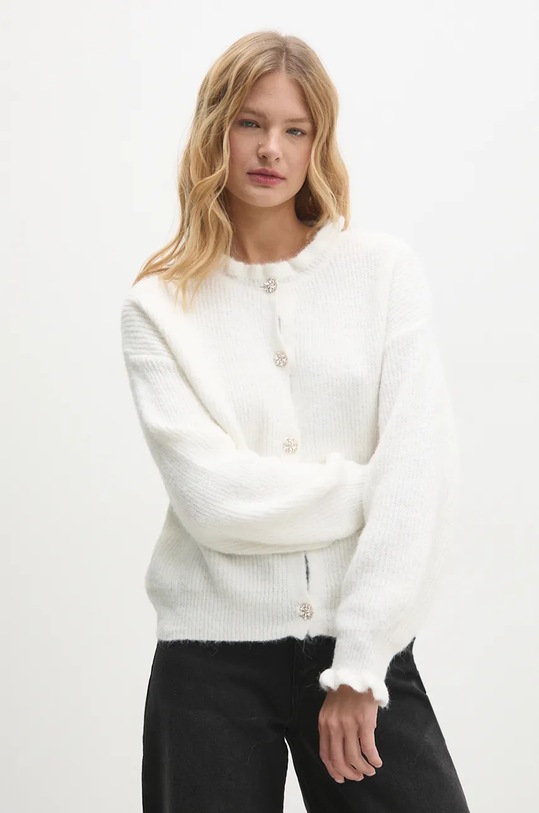 Answear Lab kardigan z wełną iy24615.fos beżowy WW25