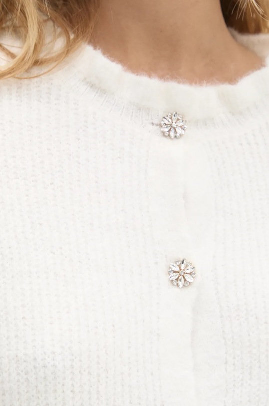 Answear Lab kardigan z wełną iy24615.fos beżowy