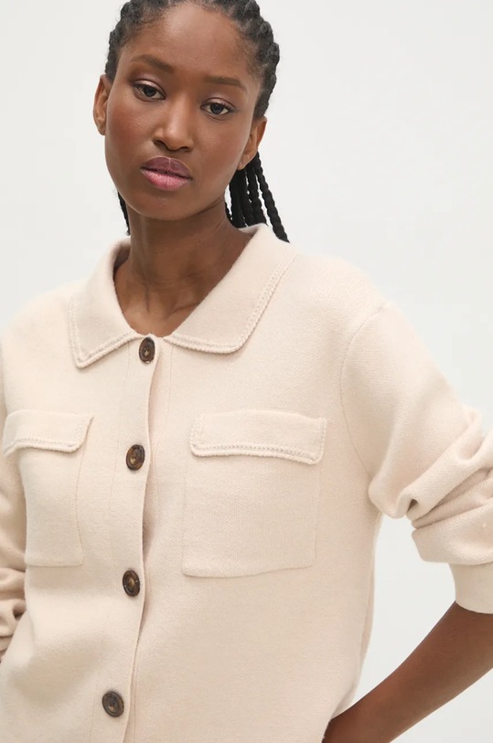 Kardigan Answear.LAB středně silná béžová is24719.fos