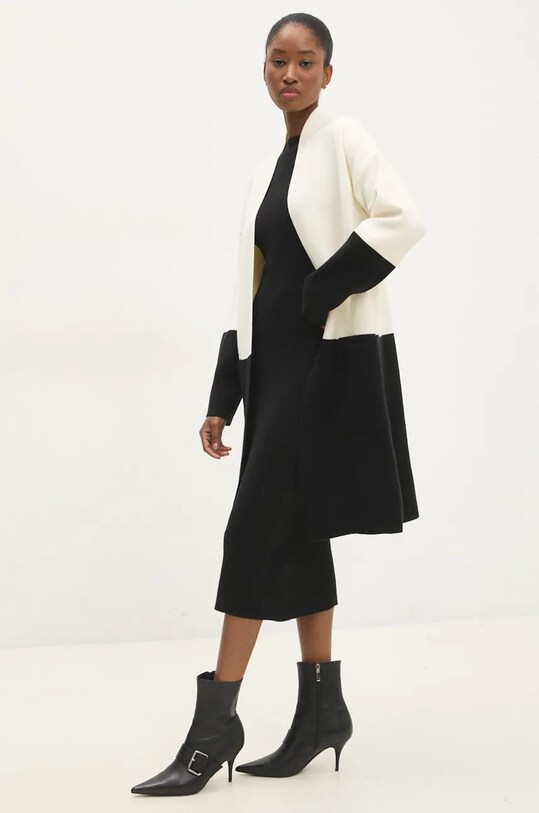 Answear.LAB kardigan pozostałe beżowy 21267.ILK