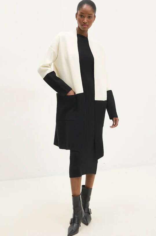 Answear.LAB kardigan beżowy 21267.ILK