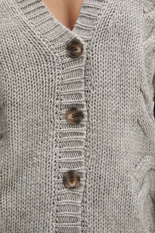 Svetr s vlnou Answear.LAB 21169.ILK šedá