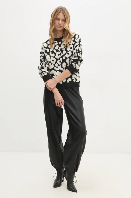 Пуловер Answear.LAB jp7183.fms черен WZ24