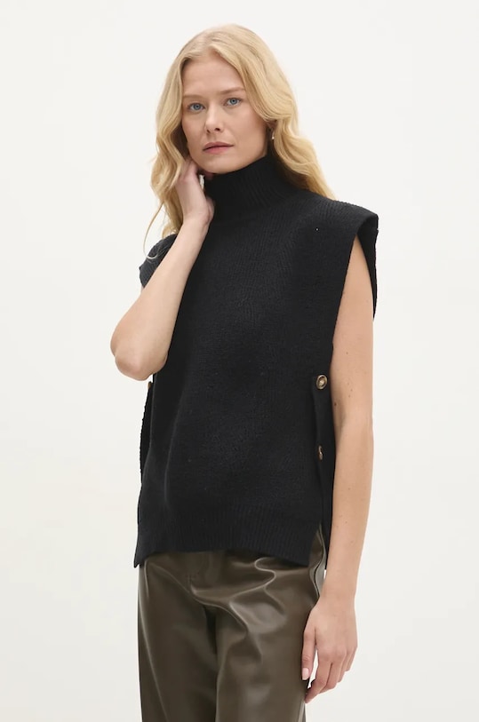 Îmbrăcăminte Answear Lab vesta 38208.ILK negru