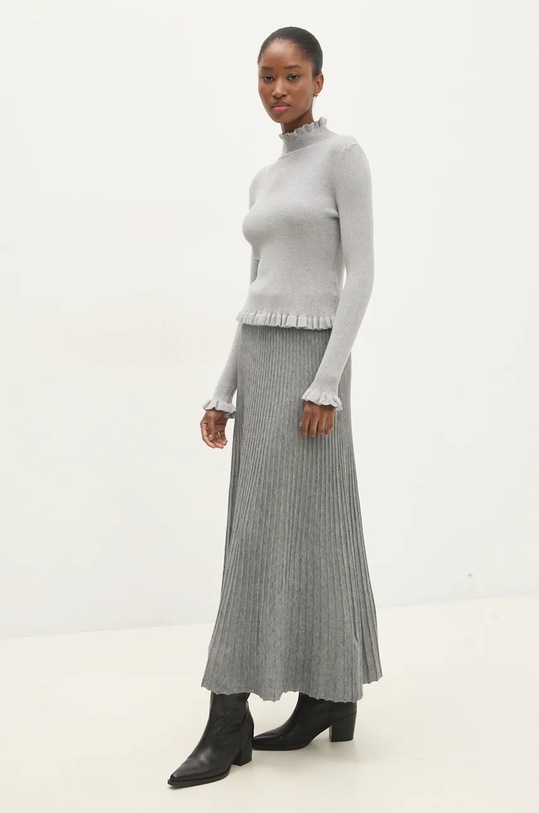 Svetr Answear.LAB ms3156.ILK šedá WZ24