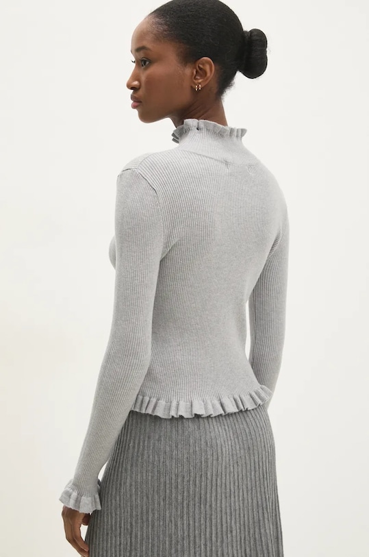 Oblečení Svetr Answear.LAB ms3156.ILK šedá