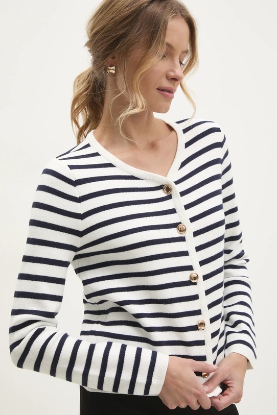 Кардиган з вовною Answear.LAB mj95512.FLK темно-синій WZ24