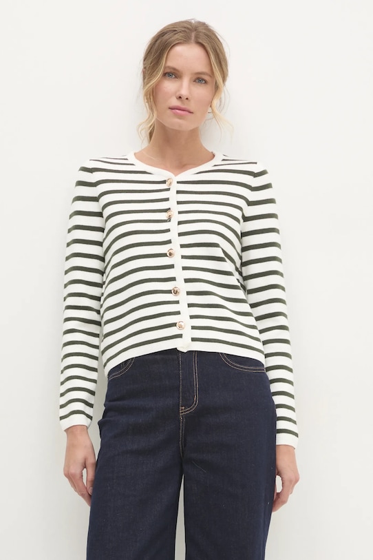 Answear Lab cardigan de lana verde mj95512.FLK