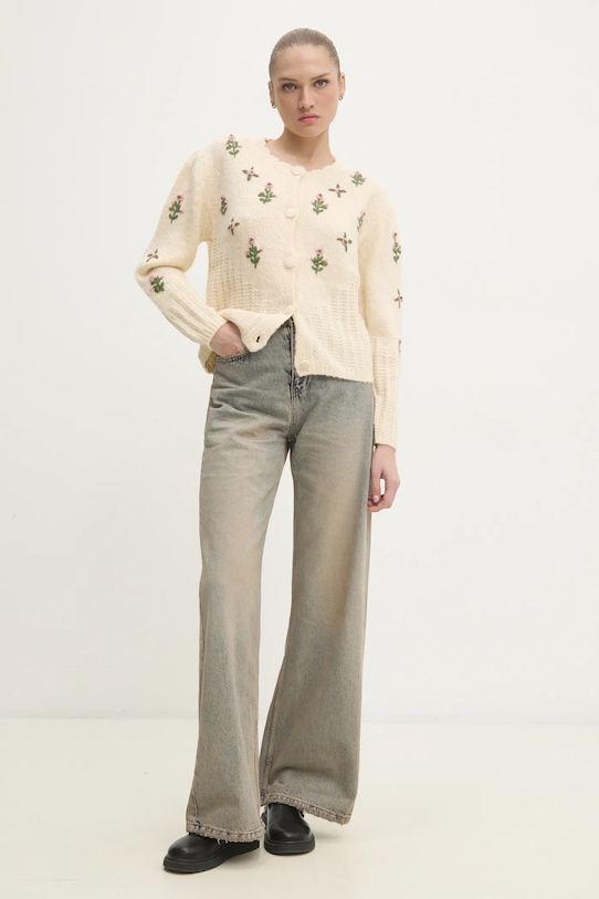 Svetr s vlnou Answear.LAB yhc7959.ims béžová WZ24