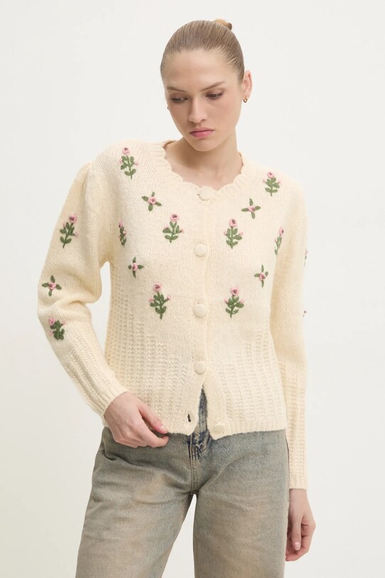 Svetr s vlnou Answear.LAB béžová yhc7959.ims