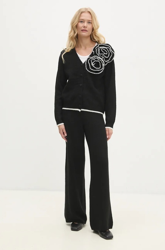 Answear.LAB kardigan z wełną yhc7975.ims czarny WZ24