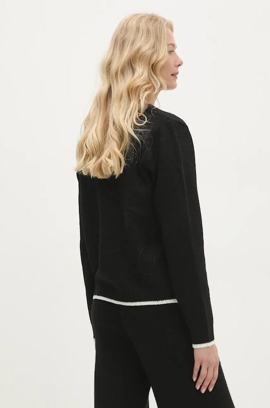 Odzież Answear.LAB kardigan z wełną yhc7975.ims czarny