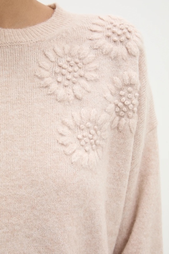 Пуловер Answear.LAB g391.ilk бежов