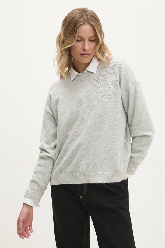 Answear Lab sweter pozostałe szary g391.ilk