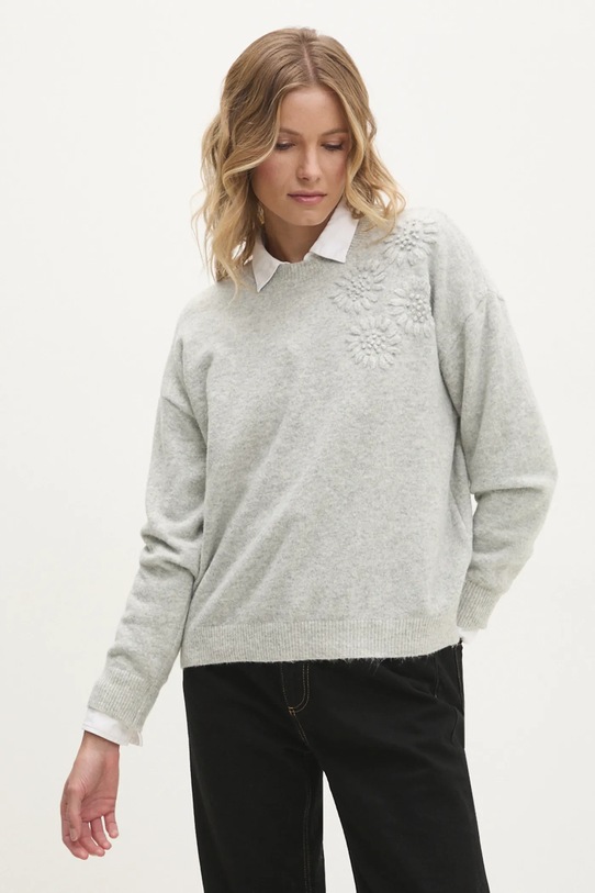 Svetr Answear.LAB kulatý šedá g391.ilk