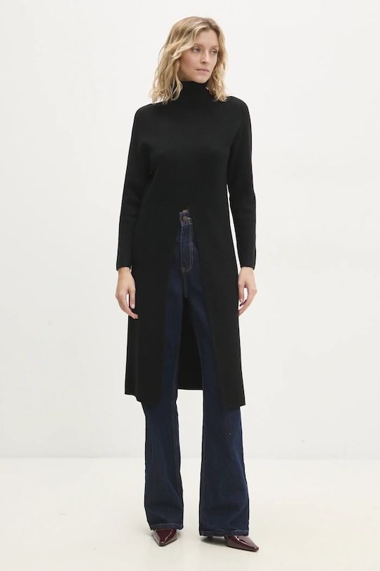 Answear.LAB sweter ms276.ilk czarny WZ24