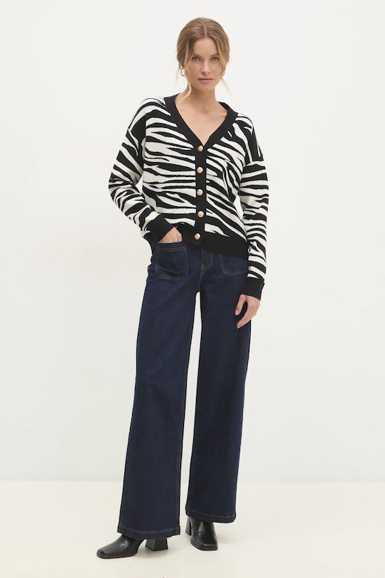 Answear Lab cardigan CH.1614.FKK negru WZ24