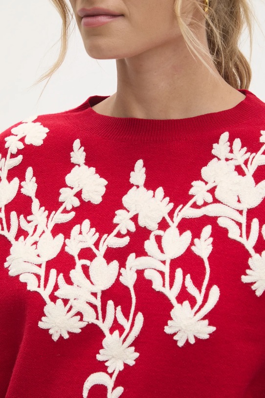 Answear.LAB sweter CH.1782.FKK czerwony