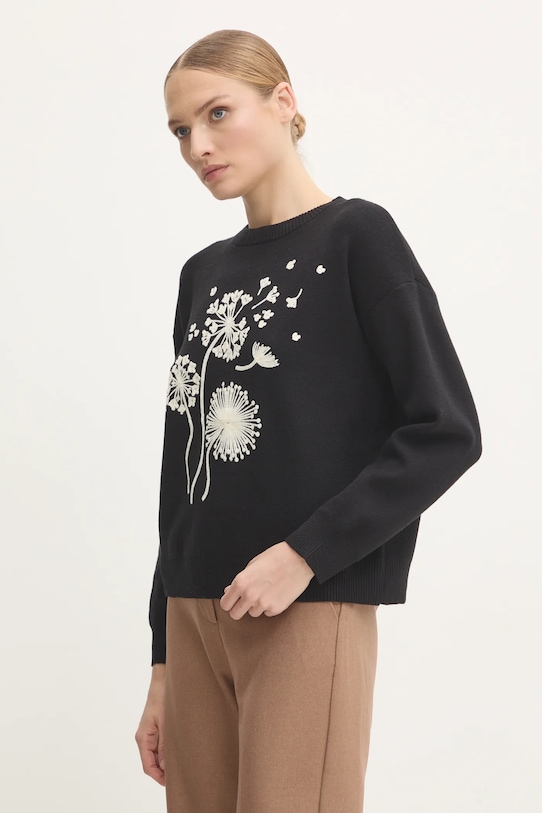 Answear Lab pulover grosime medie negru CH.1807.FKK