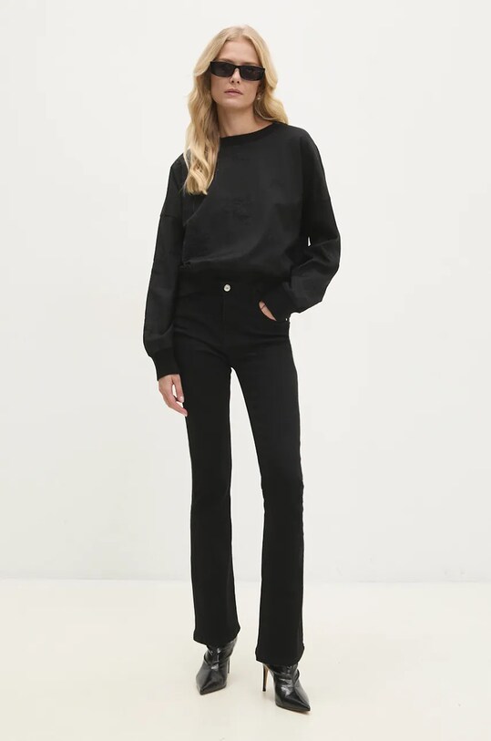 Answear Lab bluza esw047308.ilk negru WZ24