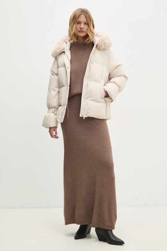 Шерстяной свитер Answear.LAB 8964.IKK коричневый WZ24