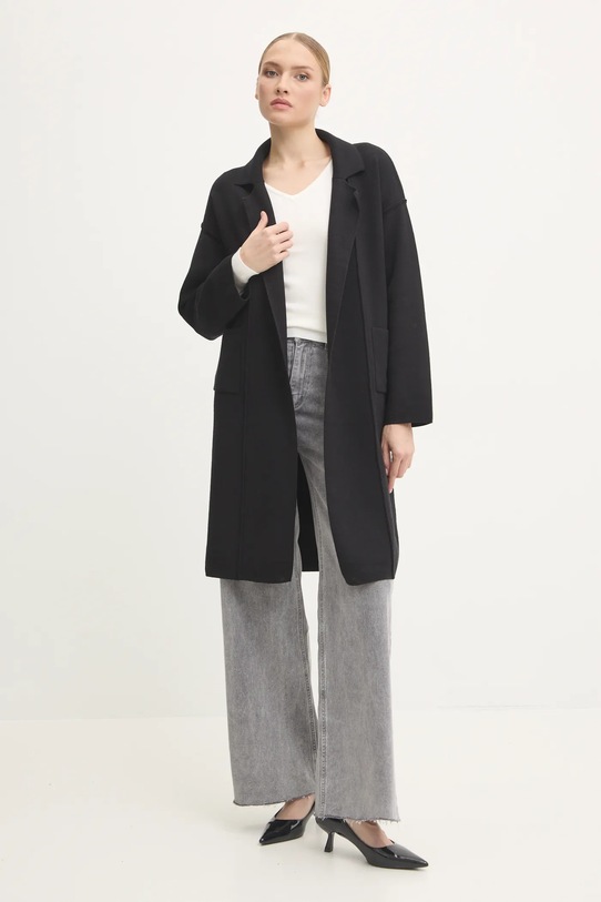 Answear Lab pulover din amestec de casmir ASF2620.flk alb WZ24