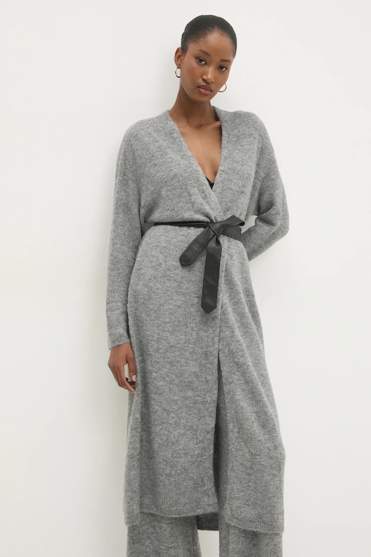 Svetr s vlnou Answear.LAB s příměsí vlny šedá 8964..IKK