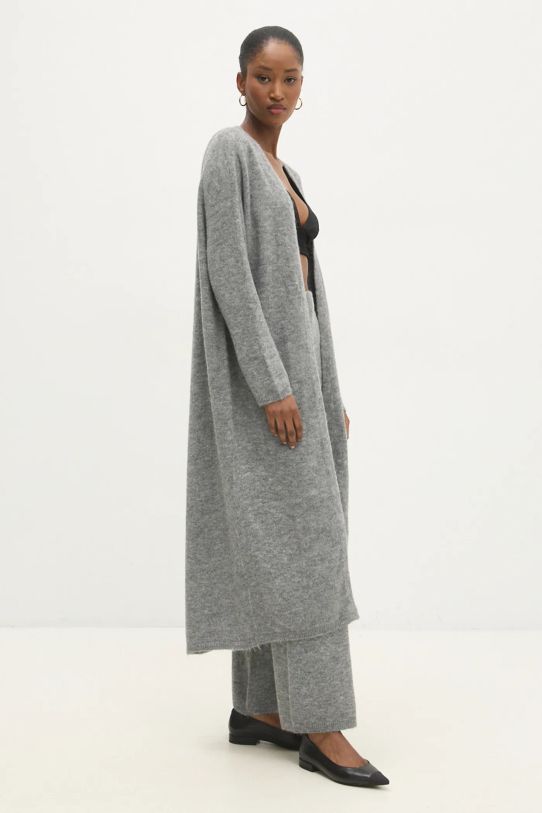 Svetr s vlnou Answear.LAB 8964..IKK šedá WZ24