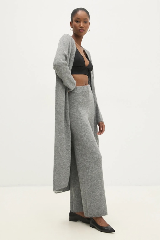 Svetr s vlnou Answear.LAB 8964..IKK šedá