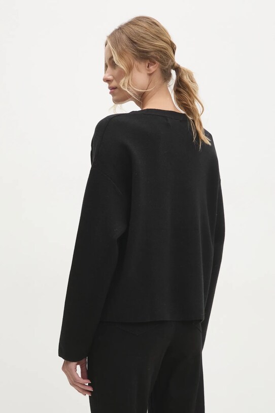 Îmbrăcăminte Answear Lab cardigan de lana YP1435.HWK negru